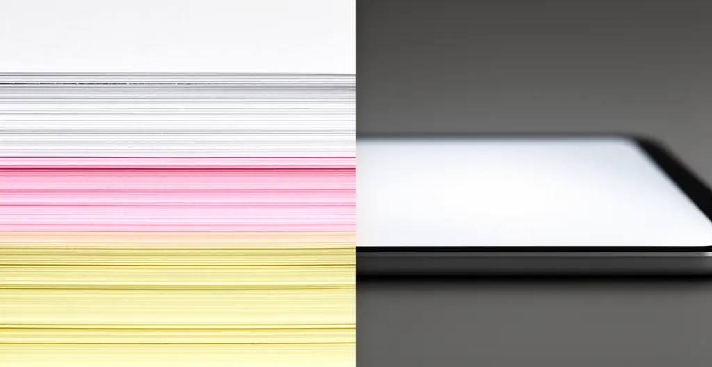 Documents administratifs papier et numériques sur un bureau professionnel