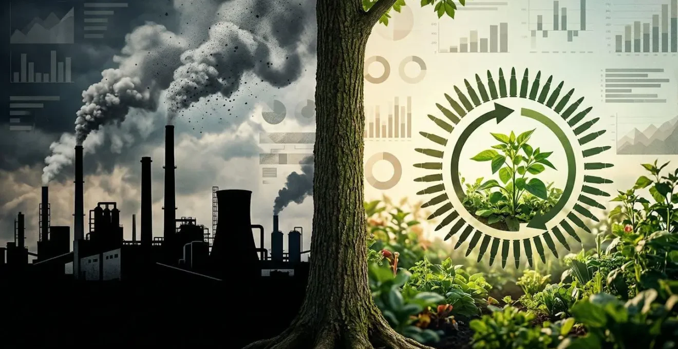 Visualisation comparative des économies de CO2 entre cartouches neuves et remanufacturées