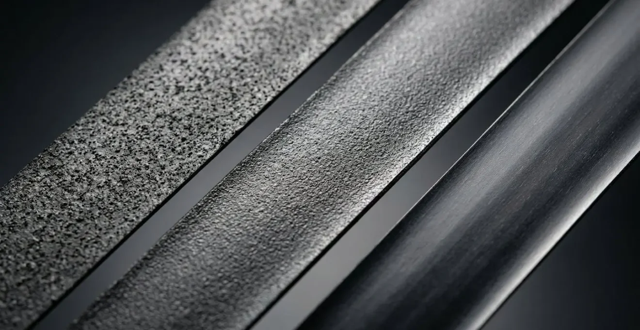 Vue macro d'un ruban transfert thermique résine montrant la texture et la structure de l'encre